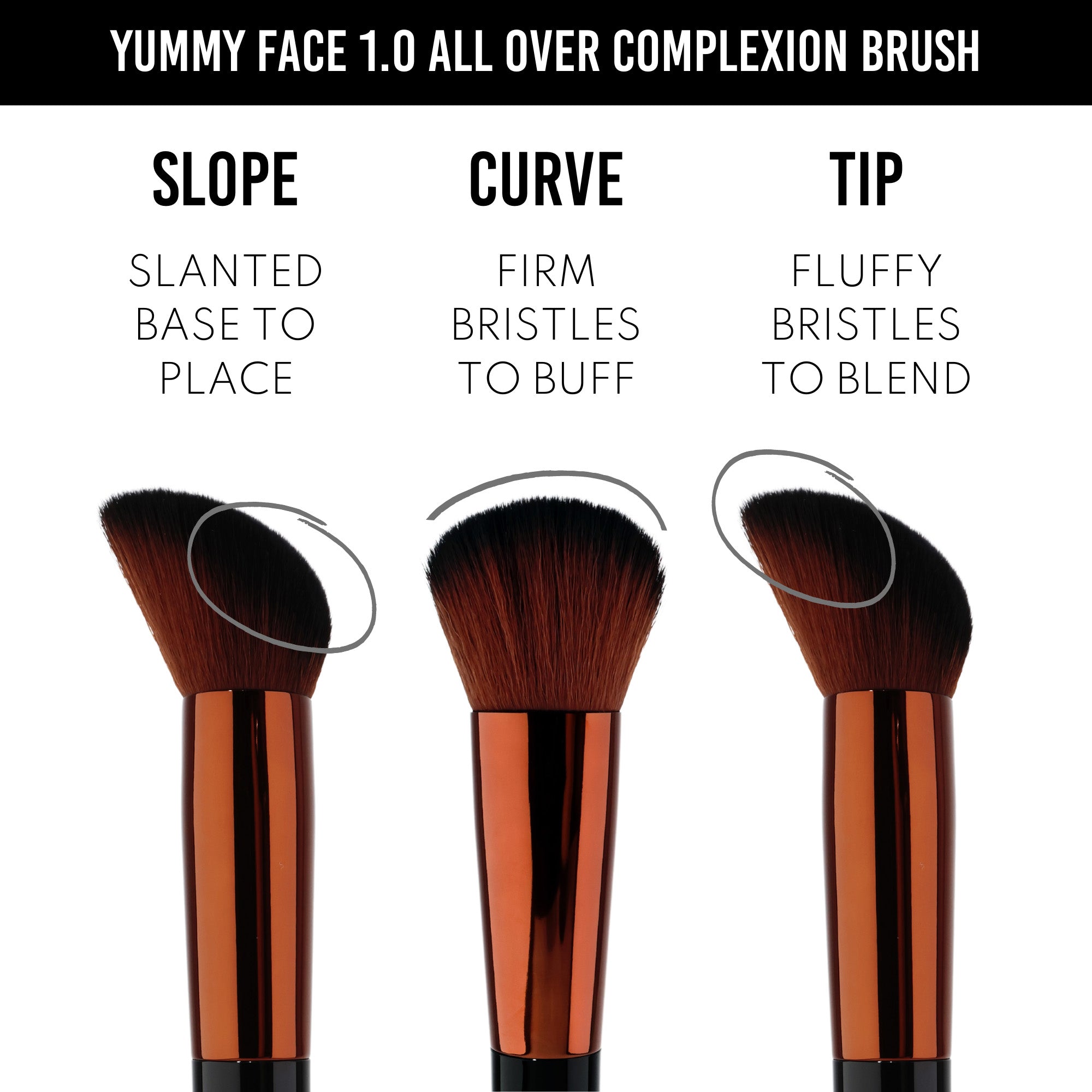 Yummy Face 1.0 All Over Complexion Brush